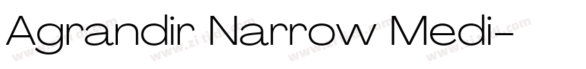 Agrandir Narrow Medi字体转换